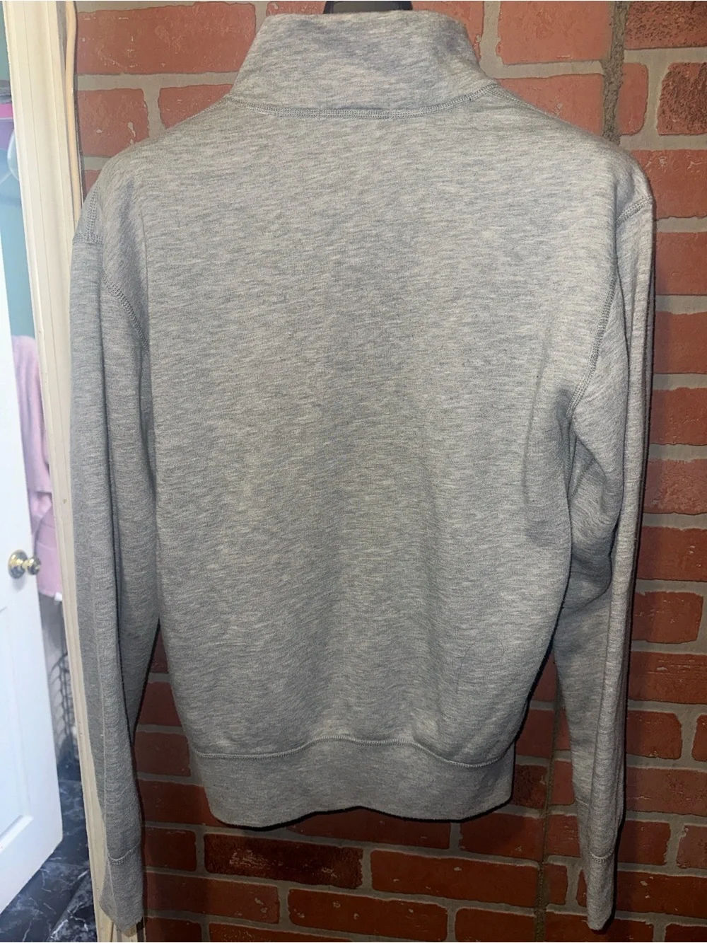 Polo by Ralph Lauren Light Gray Quarter-Zip Pullover